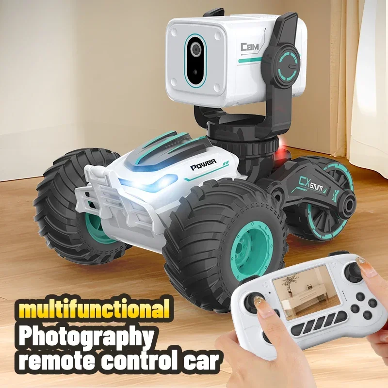 Multifunctional Photography Remote Control Car Real-time Transmission FPV HD 720PWIFI Camera Smart Off-road Vehicle Stunt Toys