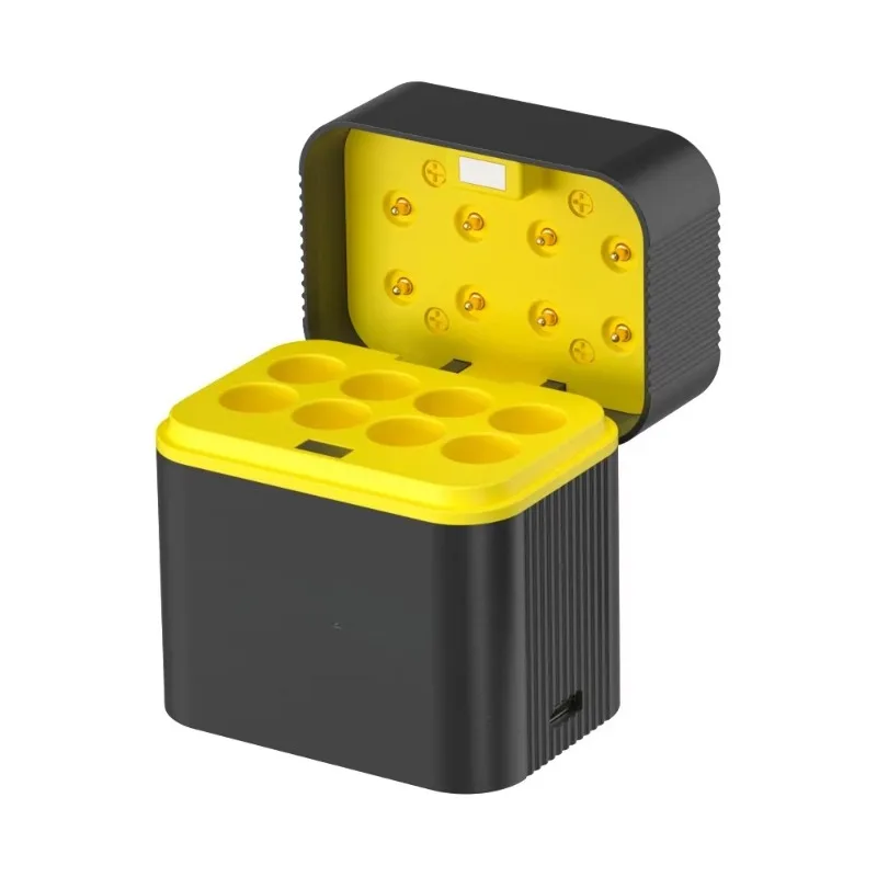 

Light Emitting Diode Lamp Aaa Battery Charger with 8pcs 1.5v AAA Lithium Battery Rechargeable Lithium-ion Battery Pack