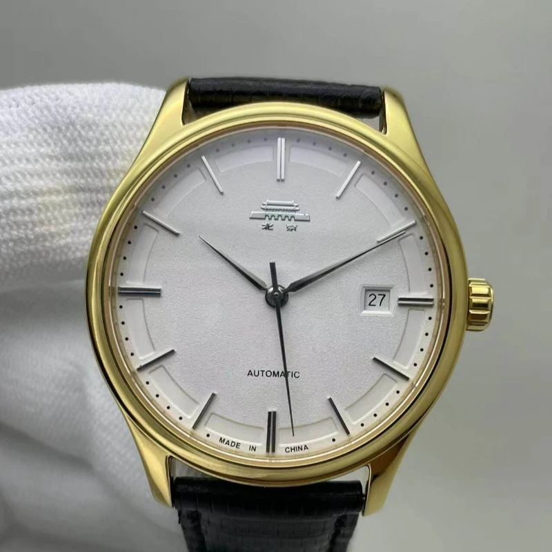 

Men's Mechanical Watch Beijing Watch, Hongru Series, Big Three-pin, Single Calendar Automatic Mechanical Watch