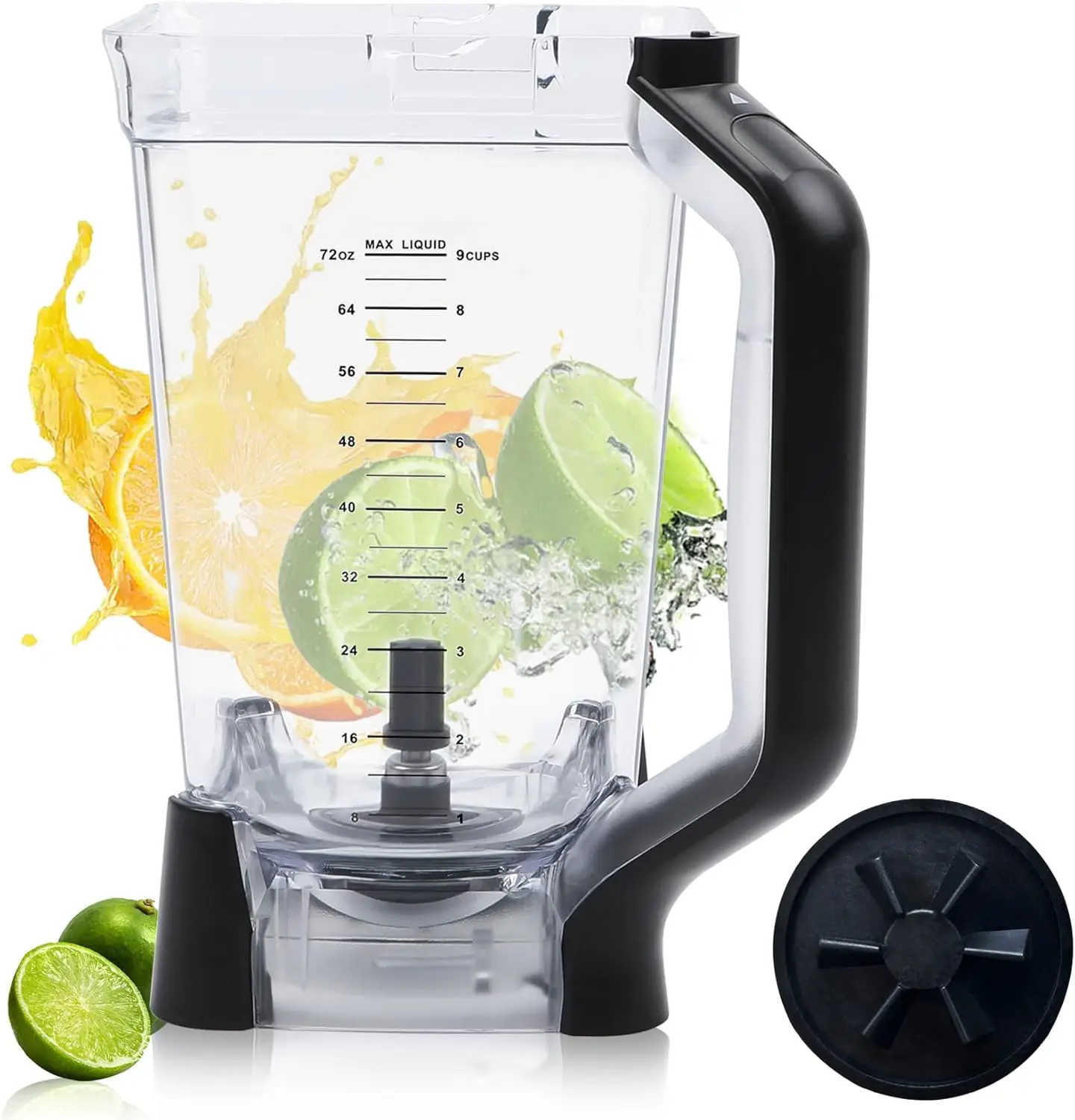 

Replacement For Ninja Blender Pitcher 72Oz Xl Blender Cups, Replacement For Ninja Blender Pitcher Bl610 Bl610Brn Bl710Wm