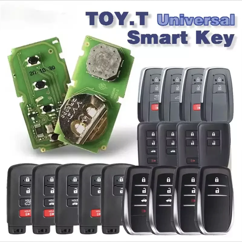 Toyota Lexus Xhorse Vvdi Xm Smart Key Case Universele Regeneral Remote Circuit Sleutel Shell