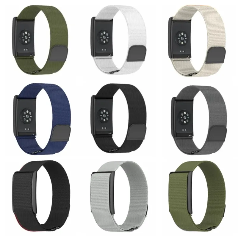 Sport Band+Adapter Frame for Amazfit Helio Strap Adjustable Stretchy Nylon Loop Correa Helios Strap Amazfit Brecelet Cinturino