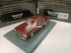 Neo 1/43 For Chevrolet Sedan Classic Car Model Chevrolet Caprice Classic Dark Red Collectible Classic Miniatures