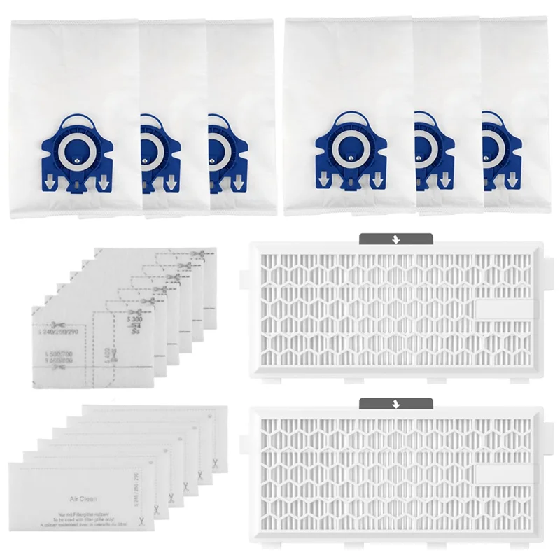 Замена мешков GN 3D Airclean для пылесосов HEPA серий Classic C1, Complete C2 C3 и S2, S5, S8, S400i