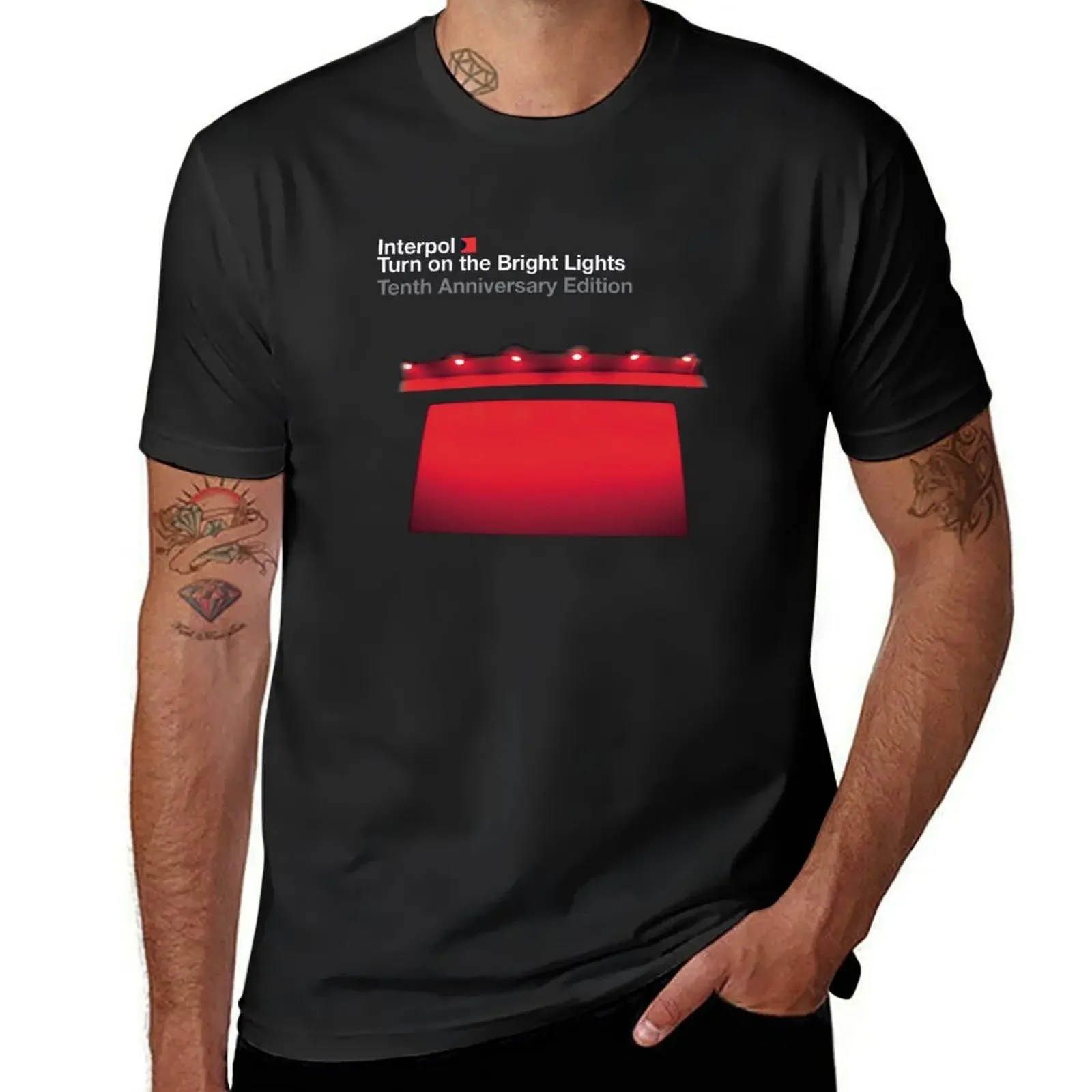 turn on the bright light - interpol band T-Shirt oversizeds vintage clothes cute tops clothes for men