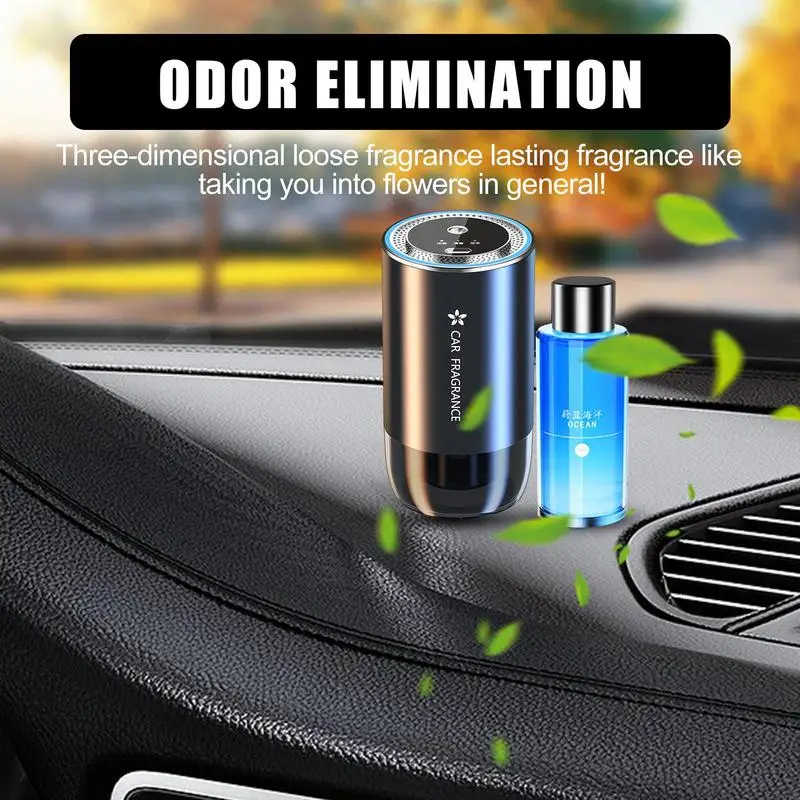 Car Perfume Diffuser Smart Car Air Diffusers Adjustable Concentration 50ml Essential Oil Diffuser Interior Car Accessories ﻿