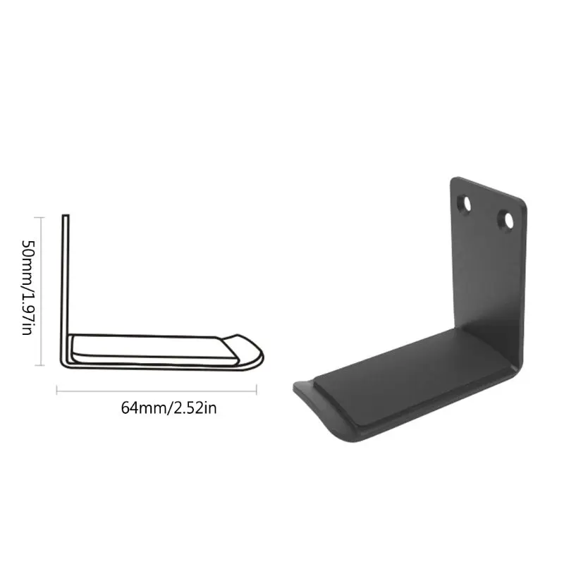 سبائك الألومنيوم سماعة شماعات حامل جدار جبل سماعة حامل مكتب عرض قوس معلق هوك سماعة الرف