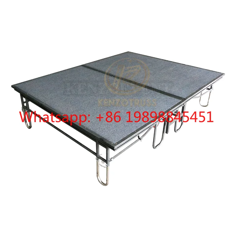 Adjustable Portable Folding Mobile Stage Platform