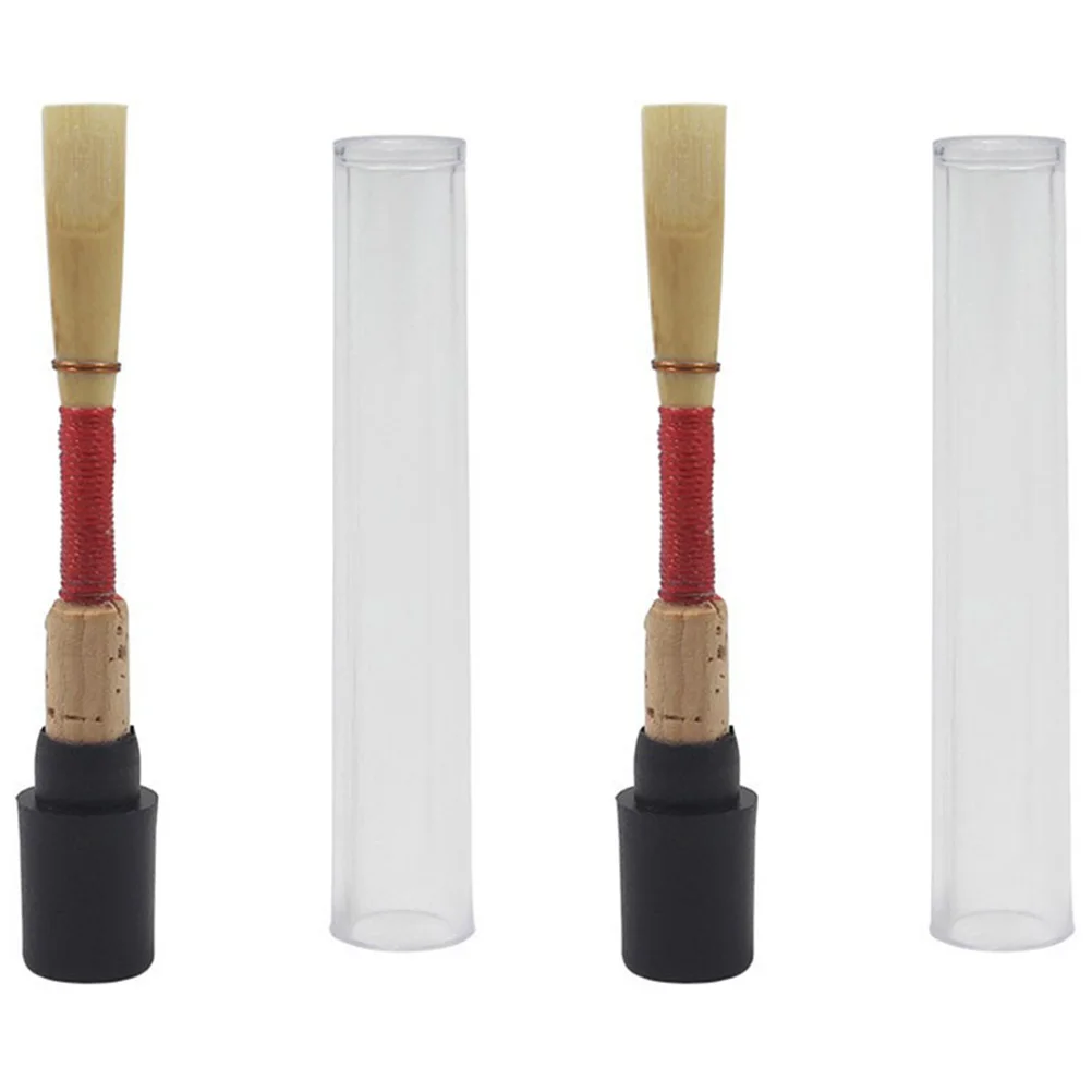 2 Oboe Whistle Head (black)*3pcs Manual Reeds Replacement Case