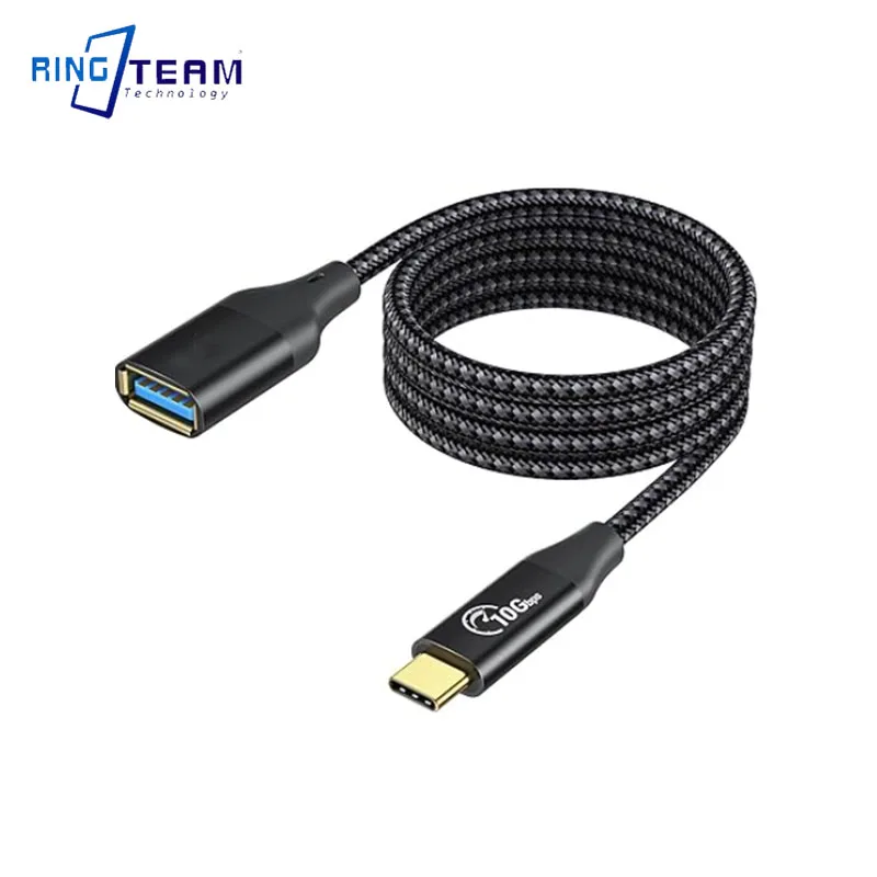 

USB-C to USB 3.1 Gen 2 Adapter 1FT - USB-C Male to USB-A Female OTG Cable for Thunderbolt 3 Devices
