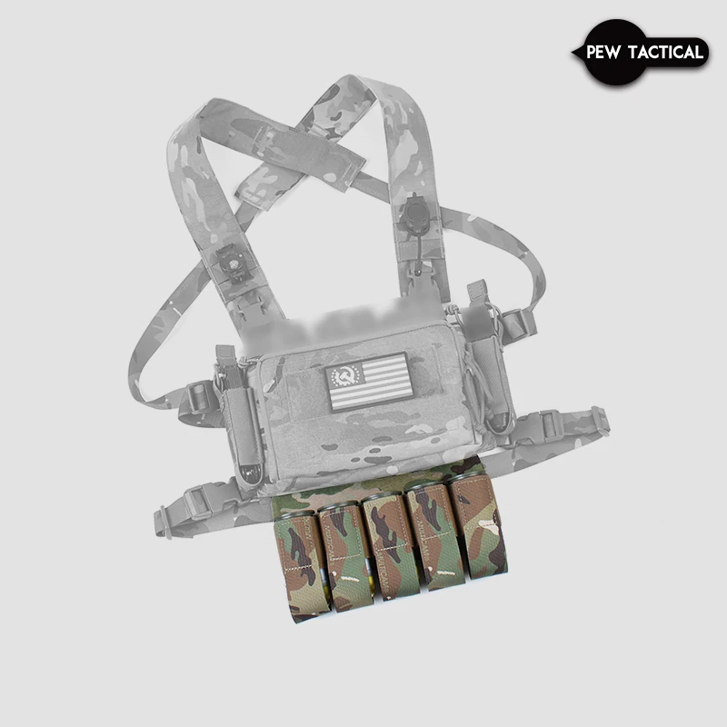 Pew Tactical 40MM 5 BANGER HANGER Airsoft MK3 MK4 D3CRM Chest Rig UA19