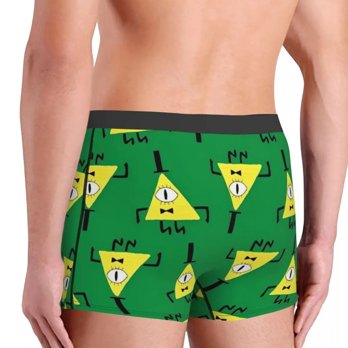 Pantaloncini Boxer da uomo Gravity Falls Bill Cipher adatti alla stampa di biancheria intima Anime dei cartoni animati mutande divertenti