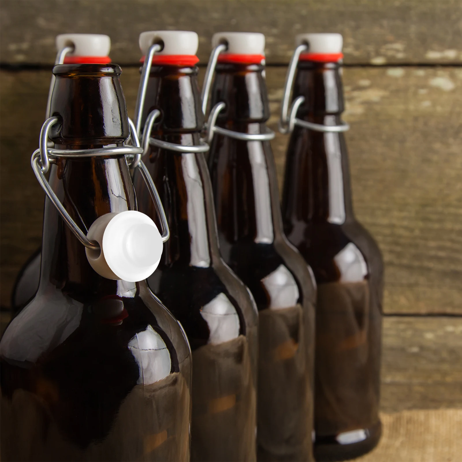 

10Pcs Swing Top Bottle Seal Gaskets Leak-Proof Silicone Replacement for Home Brew Beer Bottles Swing Top Bottle Washers