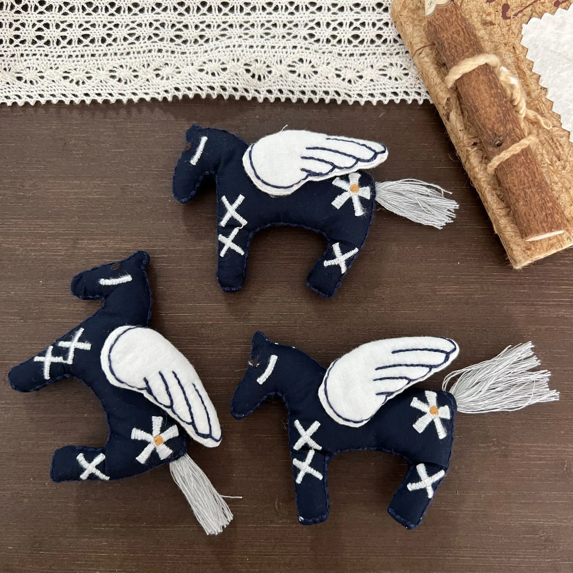 Premium Stuffed Pony Bear Cat Pin for Garment Hair Accessory DIY Scarf Embellishment Lightweight Cute