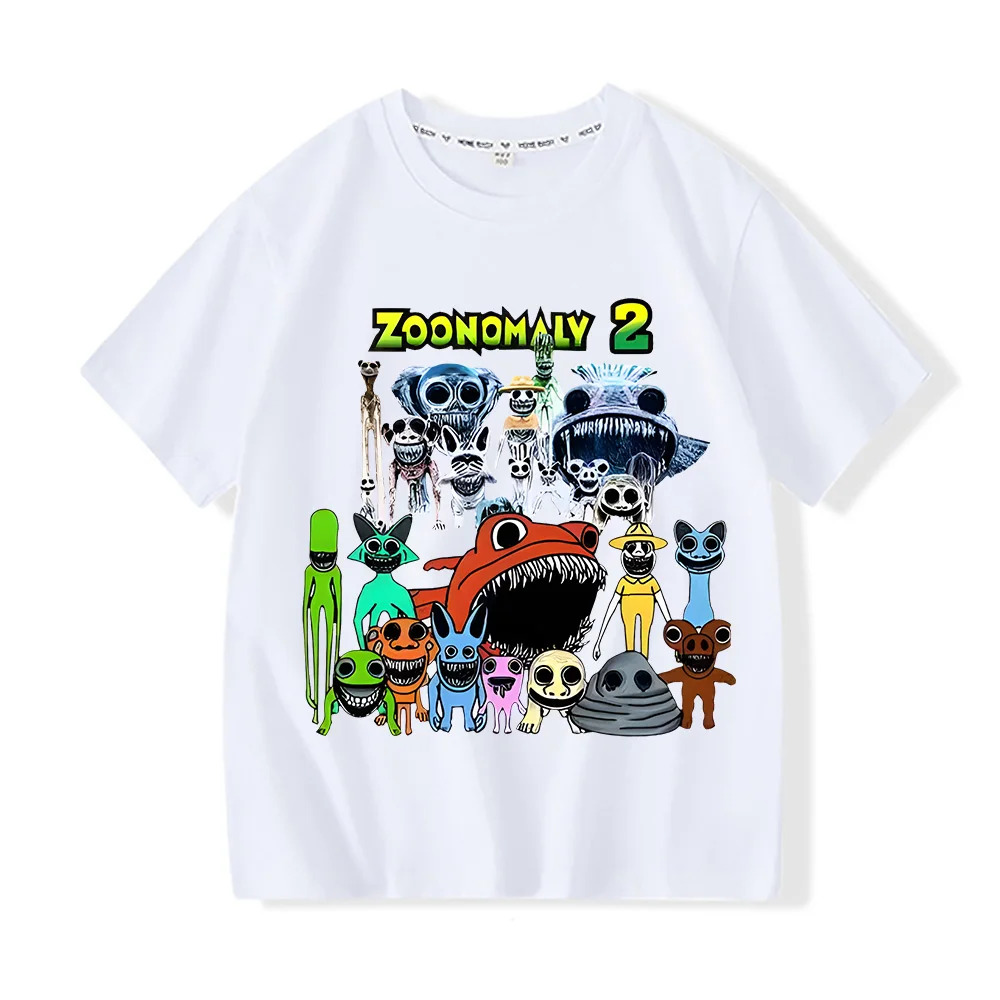 

Kids Clothes Hot Game Zoonomaly Print Anime Children T-shirt Fashion T Shirts for Girls/Boys Cotton Short Sleeve Cartoon Tees