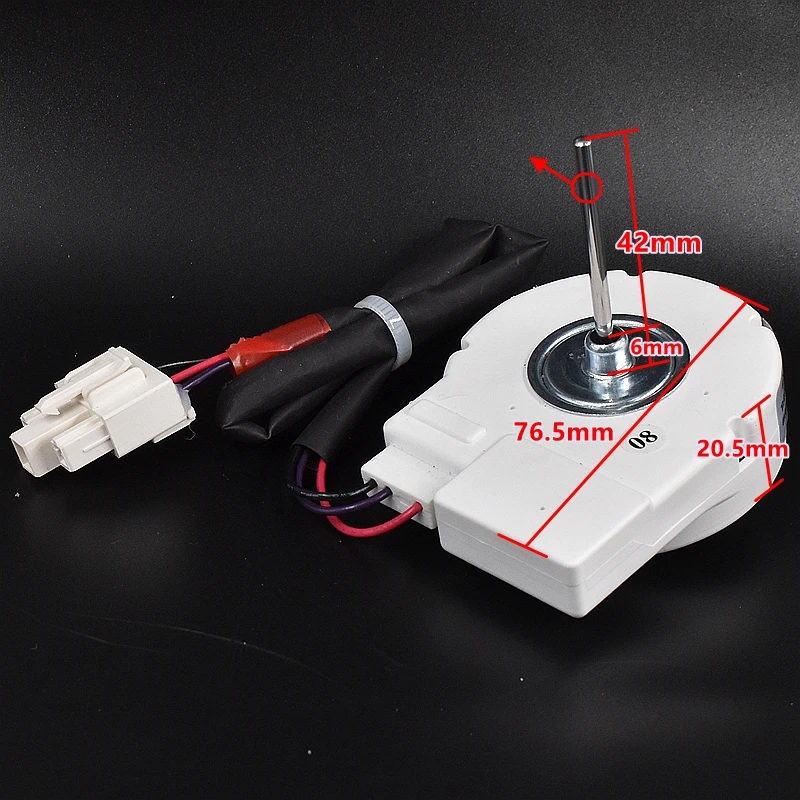 

Applicable to Midea Refrigerator Fan Motor Fan 50240401000k Fan DC 12V 4.5W Motor