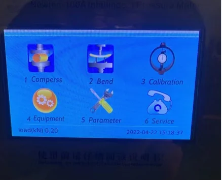 Semi Automatic Compressive Strength Fiber Testing Machine on Sale