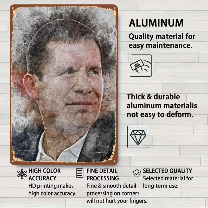 خوليو سيزار تشافيز الملاكم علامات معدنية غرفة الألعاب الديكور لوحات معدنية مخصصة الملاكمة ملصق للجدار الفن الديكور المنزل الرجعية