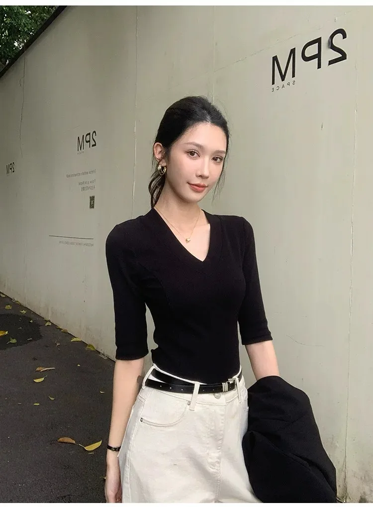 Plain Women's Cotton T-Shirt Essential Wardrobe Staple Crew Neck Comfort Fit Tee