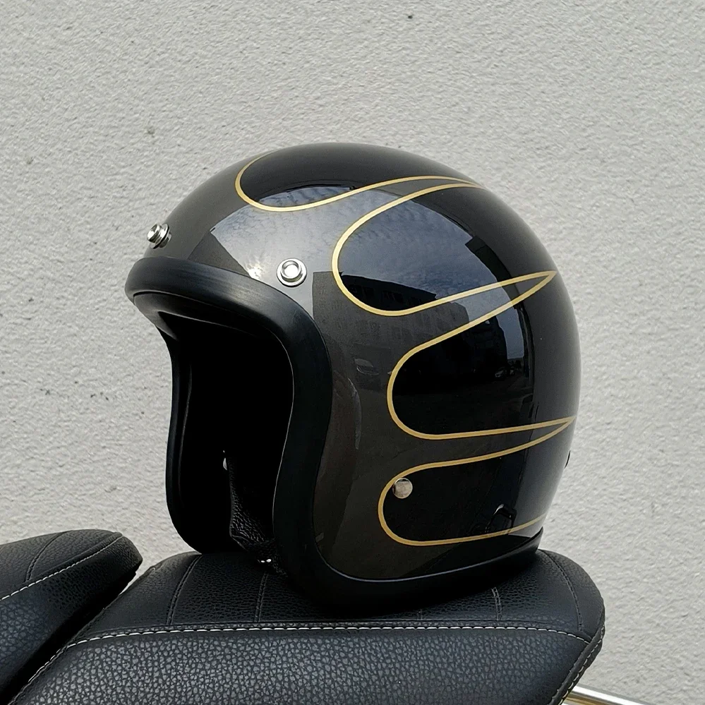 Low Profile Open Face Retro Small Shape Motorbike Helmet Motorcycle Helmet Helmet Japanese Style Korea Style