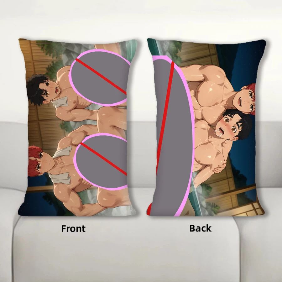 

Подушка в стиле аниме Dakimakura Passion Jin Enjoji и Okarun, подушка для дивана, чехол для подушки с двухсторонним принтом, постельное белье, наволочка