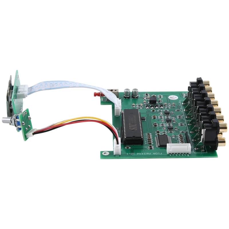 Dlhifi F11 M62446 Preamplificatore 5.1 6 Canali Completamente Indipendenza Display OLED di Controllo Remoto Per Amplificatore Hifi DAC Facile Installazione