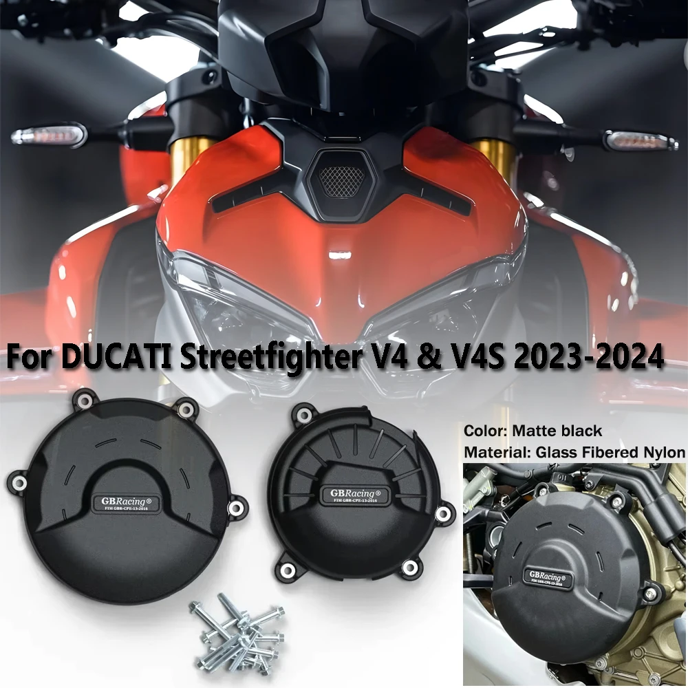 

For Ducati Streetfighter V4 & V4S 2023-2024 GBRacing Engine Protection Cover motorcycle Accessories and modi