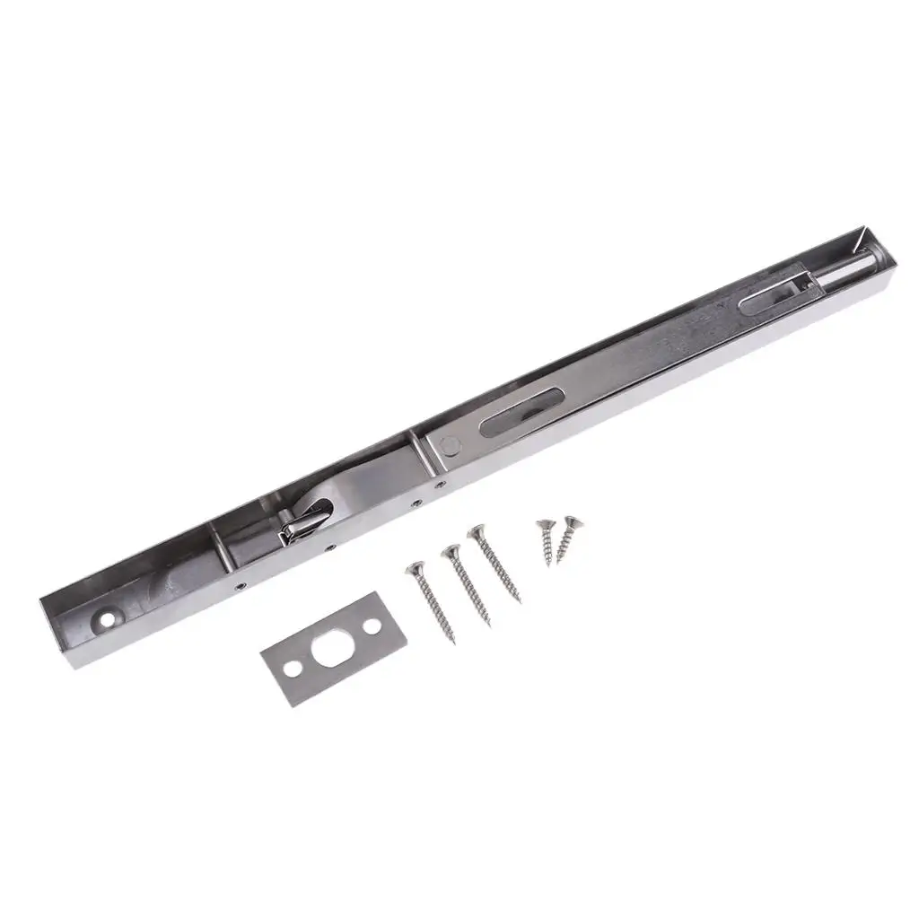 12Inch Roestvrijstalen Deur Schuif Bout Lock Flush Bout Latch Security Latch