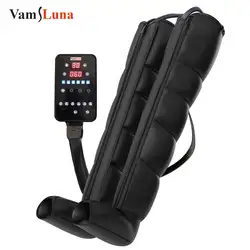 Presoterapia Air Compression Leg Massager Wraps 6 Chambers With LCD For Athlete Foot Calf Massage Recovery
