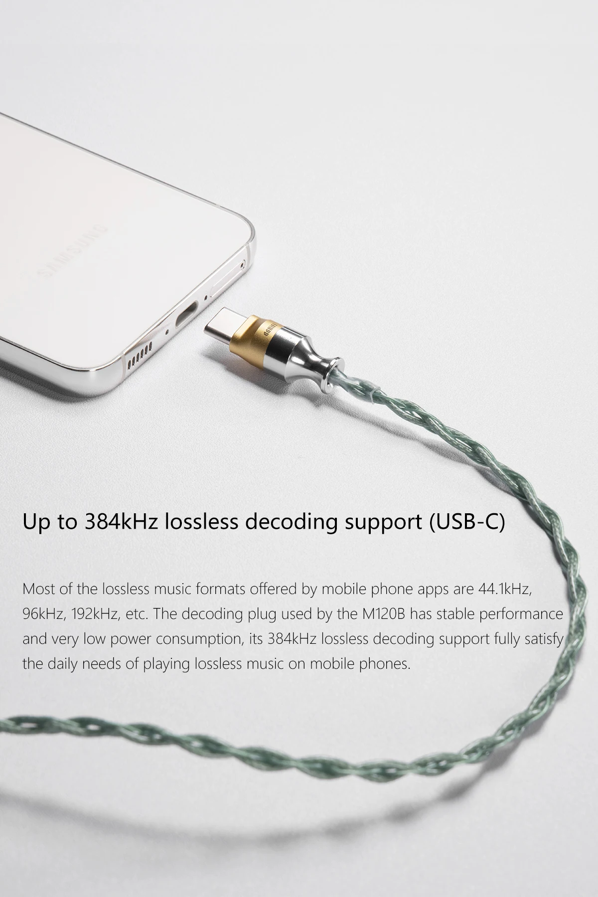 USB-C DD ddHiFi M120B All-in-one i ulepszony kabel do słuchawek błyskawicy w MMCX i 2Pin 0.78 z bezstratnym dekodowaniem i rozmowami telefonicznymi