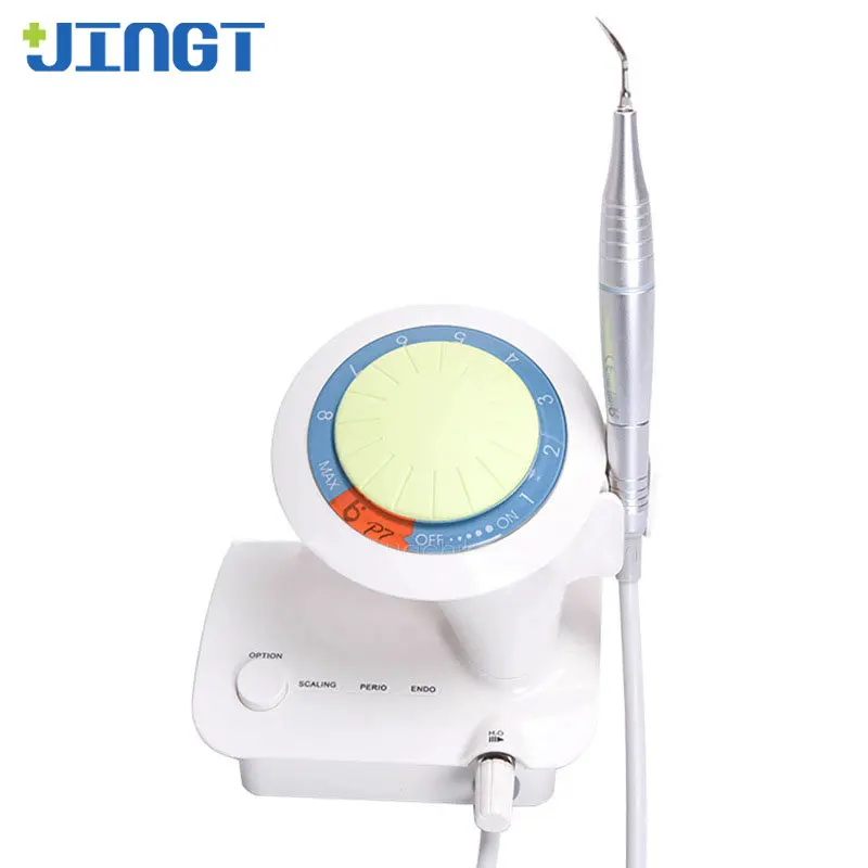 

JINGT Dental Ultrasonic Scaling Machine Cleaning with Lamp Plug-In Handle Integrated Periodontal Root Canal To Remove Calculus