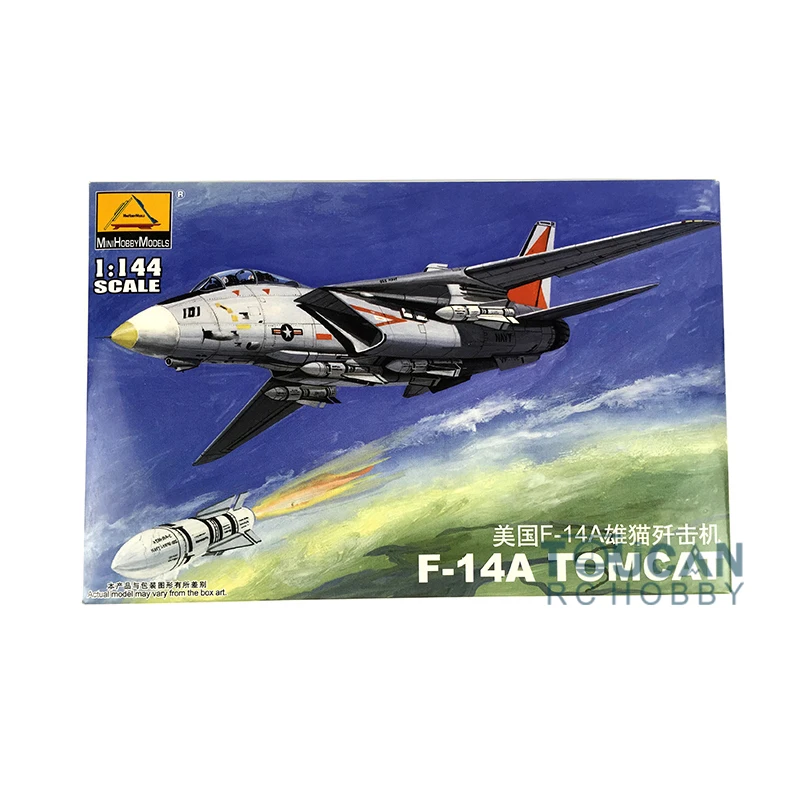 Plastic Gifts MiniHobby 80408 1/144 F-14A Airplane Aircraft Warplane Building Kits Static Display Model TH06307