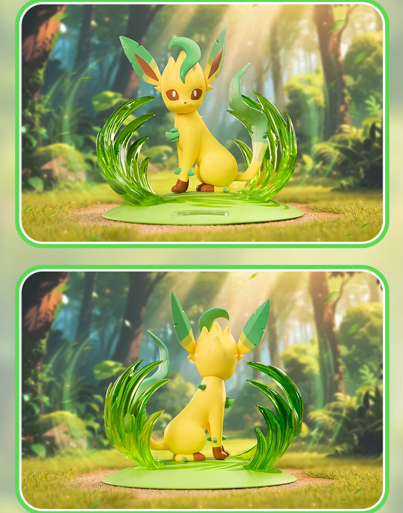 Neue Original Pokemon Eevee Serie Sylveon Glaceon Leafeon Eevee Espeon Umbreon Figuren Modellkollektion Anime Spielzeugpuppe als Geschenk – Detail 8