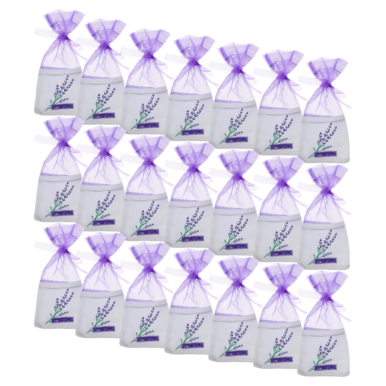 

25pcs Lavender Bags Sachet Drawstring Empty Fragrance Satchel Small Scent Perfume Wedding Favor Candy Gift Tea Spice Organiser