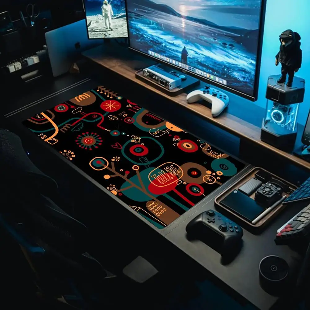 

Fantasy Graffiti FantasyMouse Pad Large Gaming Mouse Pad Keyboard Gamer Rubber Anti-wrinkle Non-slip gaming mouse pad