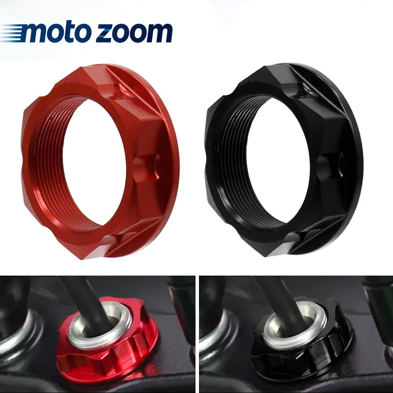 NICECNC For Honda CRF250R CRF450R 2004-2020 CR125R CR250R 2001-2007 CRF250X CRF450X CRF250RX CRF450RX Steering Stem Nut Screw