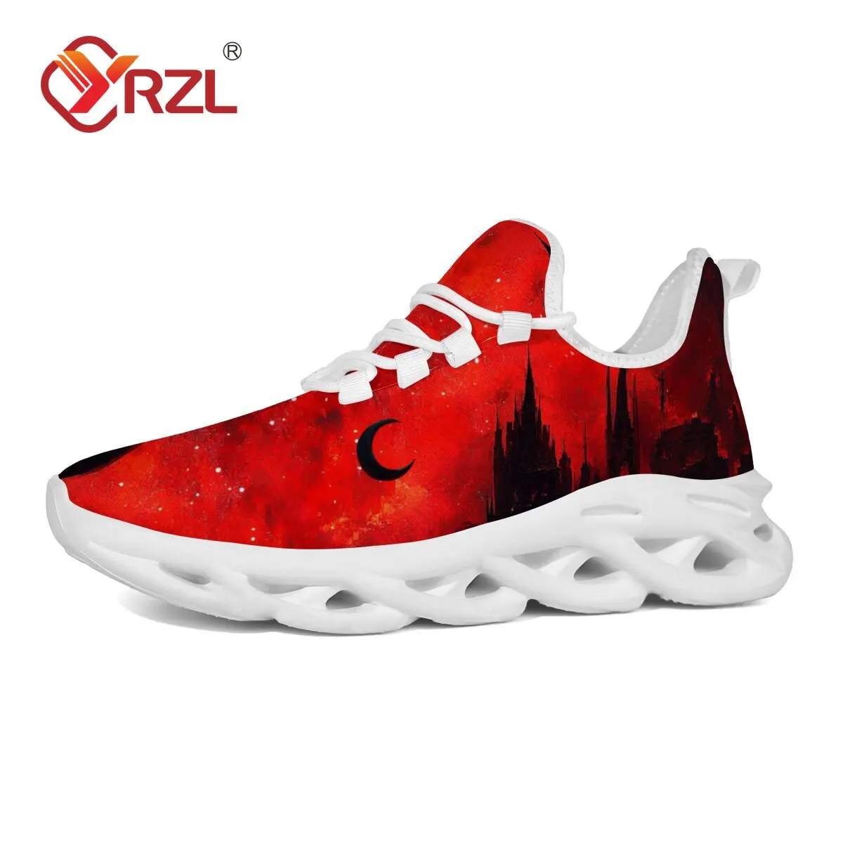 

YRZL 2025 Halloween Sneakers for Men Lightweight Comfortable Anti-Slip Walking Shoes Wear-Resistant Casual Sports outdoor Shoes