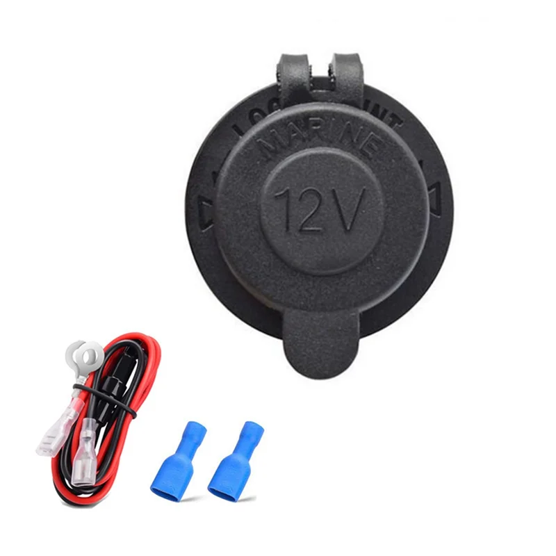 A01V-سيارة وقارب تعديل مقبس الطاقة إمدادات الطاقة أنثى المقبس قطع غيار السيارات