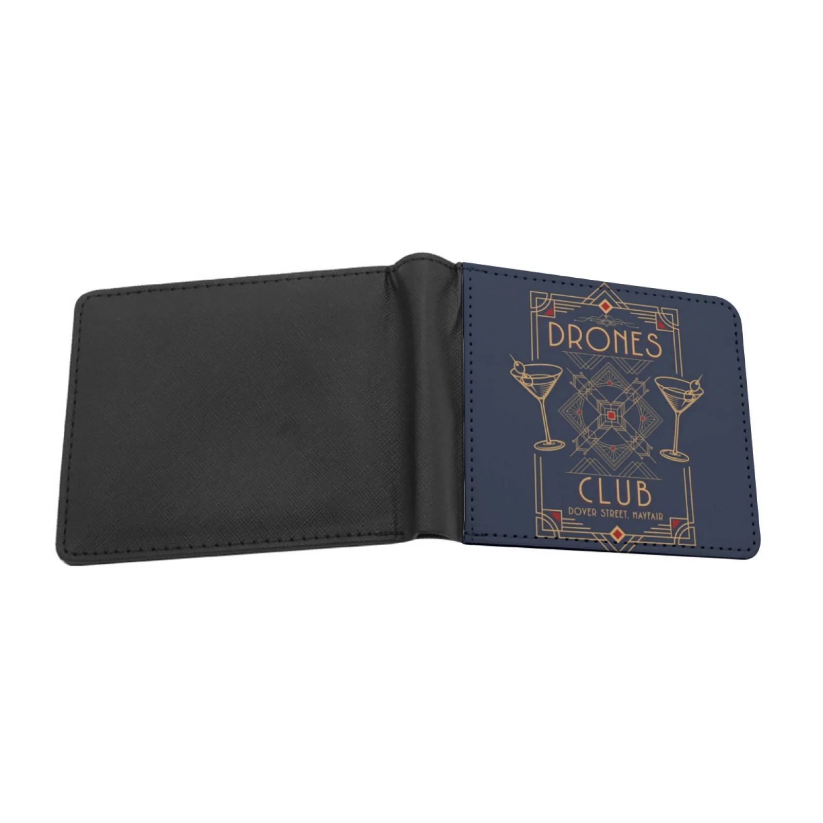 The Drones Club Jeeves Wooster Wodehouse Short Men's Wallets Credit Card Holder Retro Wallet Male Pu Leather Wallet Drones