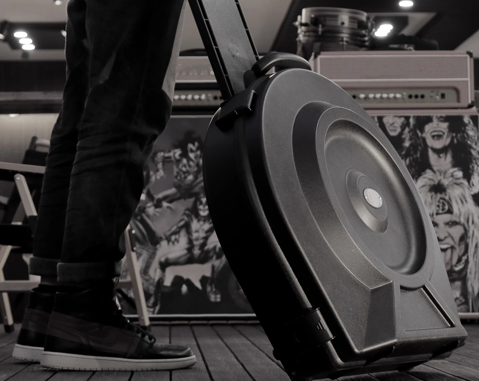 Precussie Drumbekkens Hard Shell Trailer en trolleykoffer Beschermtas met handvat en wiel TOT 20 inch bekken