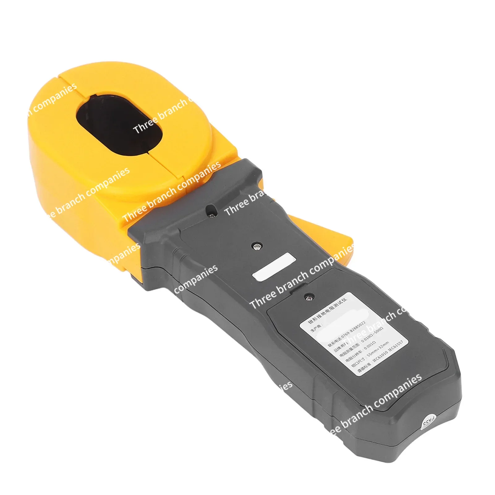 Ground Earth Resistance Tester Digital LCD Clamp   Meter 0.001Ω Resolution For Telecommunications