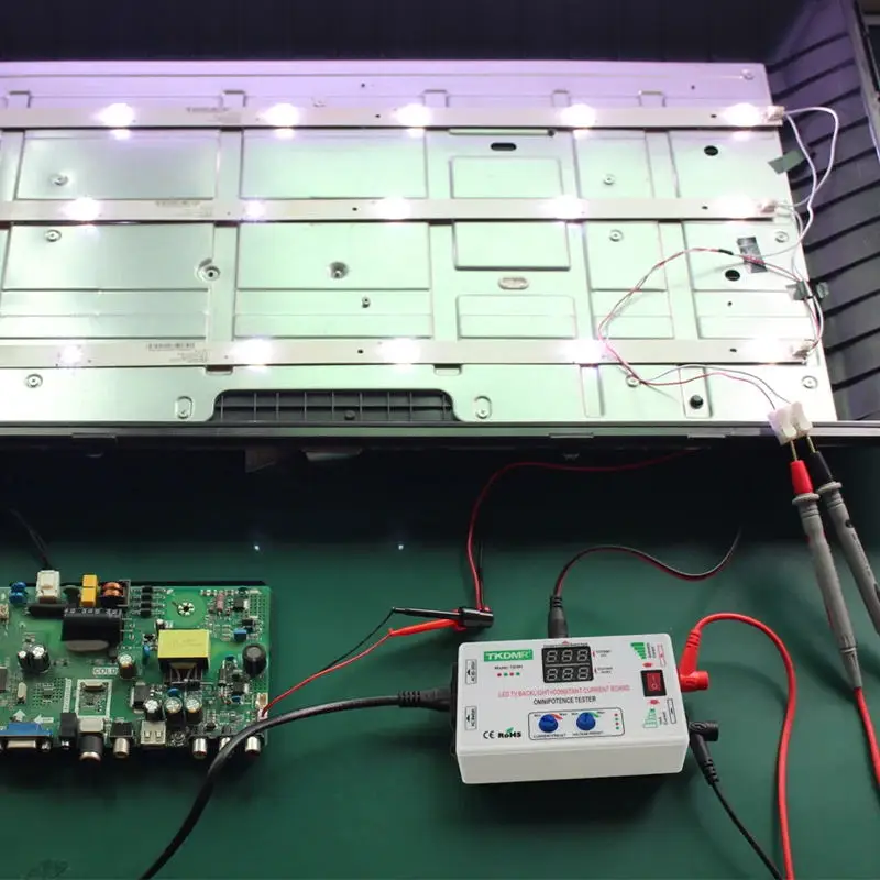 TKDMR 0-330V LED TV Backlight Tester Smart-Fit Manual Voltage Tester Adjustment Constant Current Driver Board Repair LED Bead