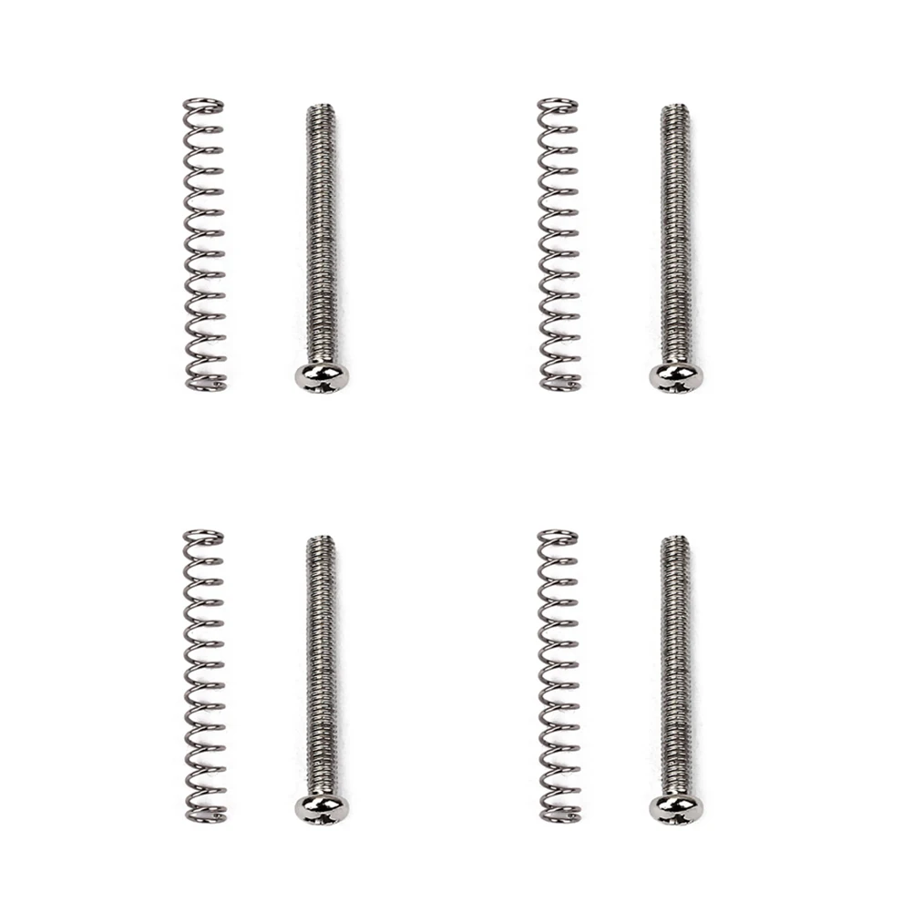 

4 Pcs Guitar Pickup Screws Compatible Pickups Accessories Mounting and Springs Parts Humbucker