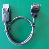 0.3M adaptador Displayport 1.4 de 90 graus, ângulo reto, porta de exibição, ângulo para cima, 60Hz, 4K/144Hz para monitor