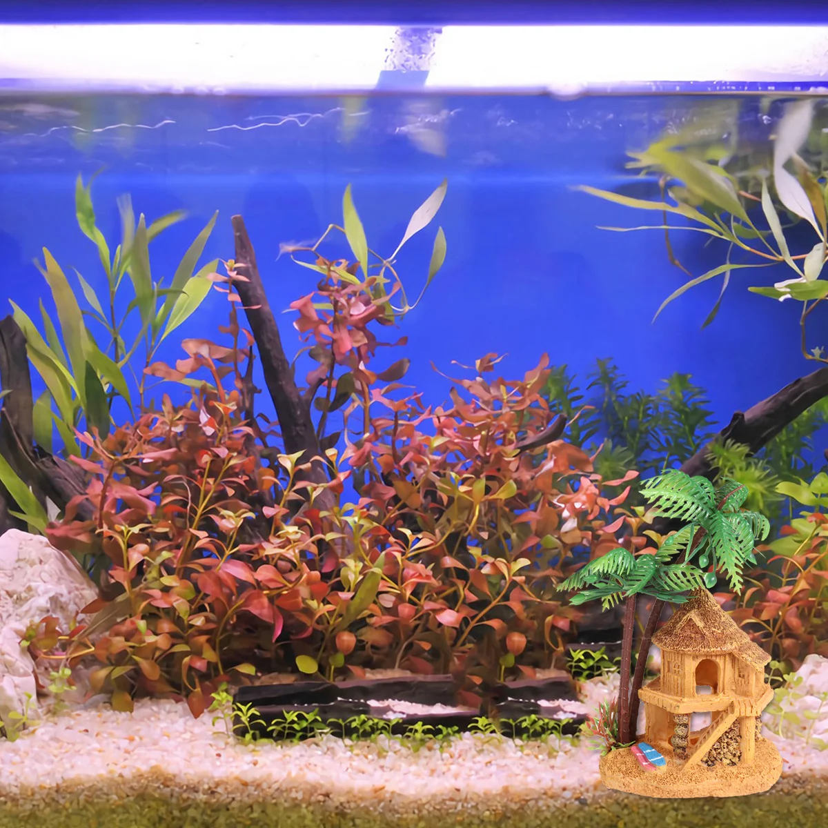 

Resin Fish Aquarium Ornament Creative Landscape Decoration Miniature Shelter Natural Colors for Beautiful Underwater