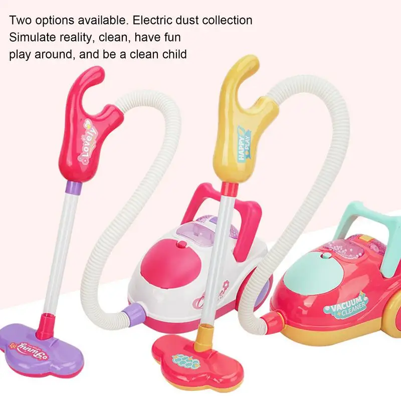 Children's Electric Mini Vacuum Cleaner With Real Working Function USB Charging Kids Educational Toys birthday gift