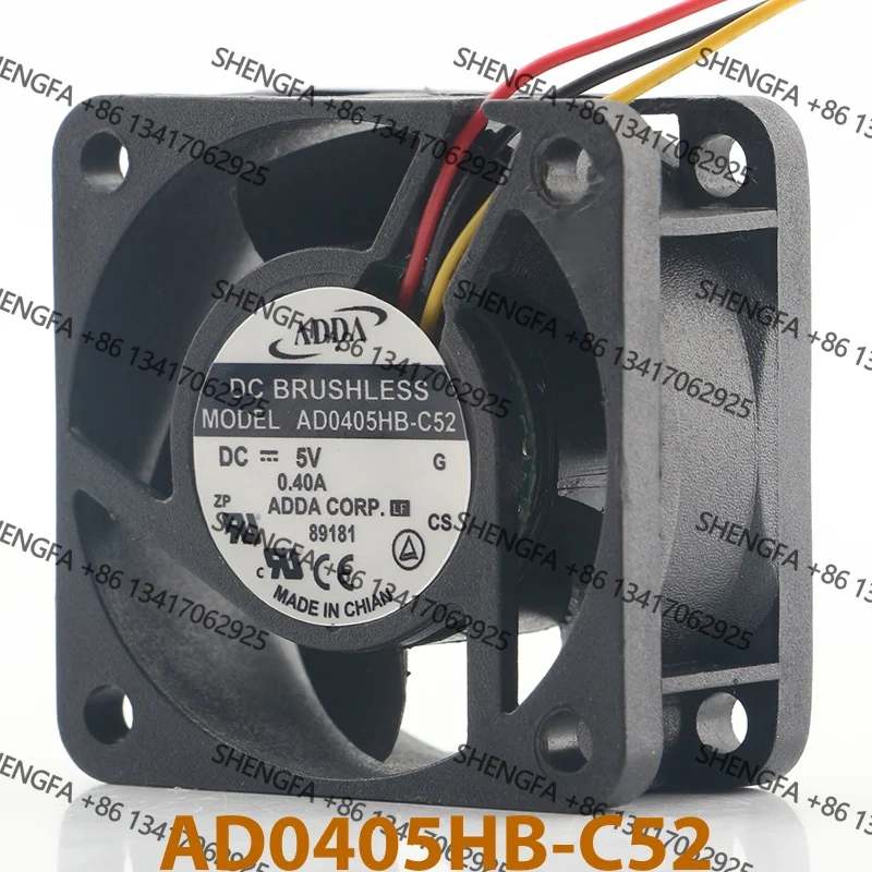 Server Inverter Chassis Double Ball High air Capacity ADDA 12V 24V 48V DC 5V 0.40A 4020 40x40x20mm 4CM AD0405HB-C52 Cooling Fan