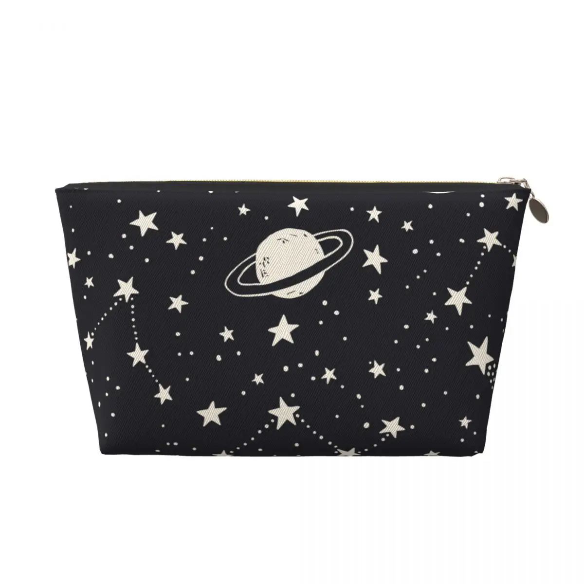 Custom Cosmic Star Cluster Outer Space Cosmetic Bag Galaxy Constellations Star Makeup Case Beauty Storage Toiletry Bags