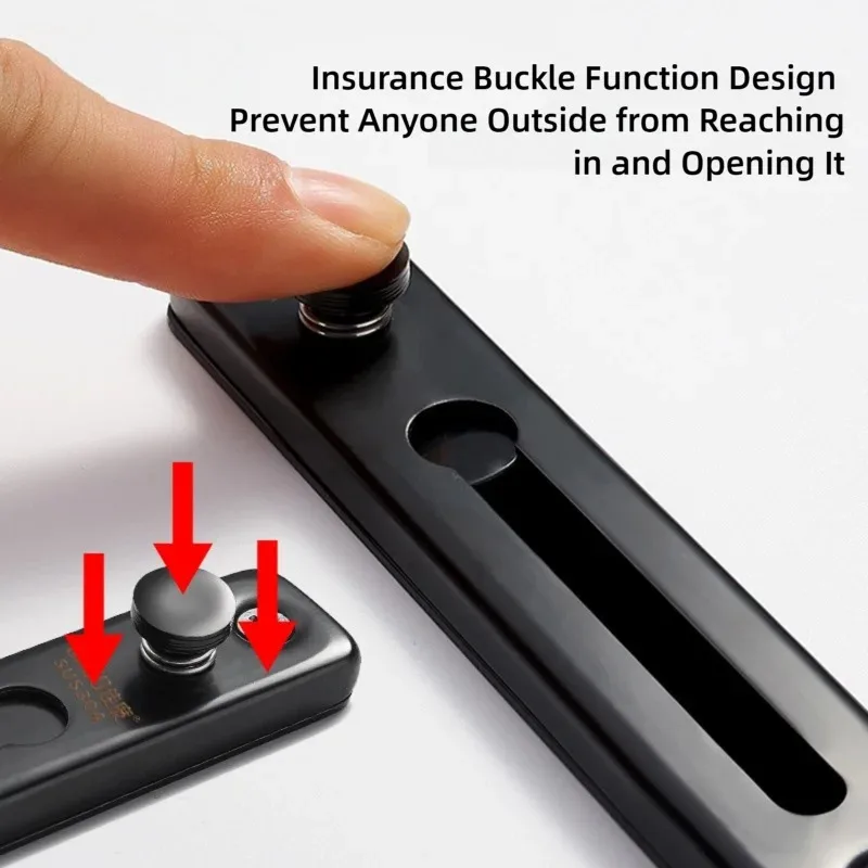 Hotel & Home Stainless Steel Anti-Lock Door Chain, Anti-theft Chain, Security Protection Home Door Lock, Multi-color Optional