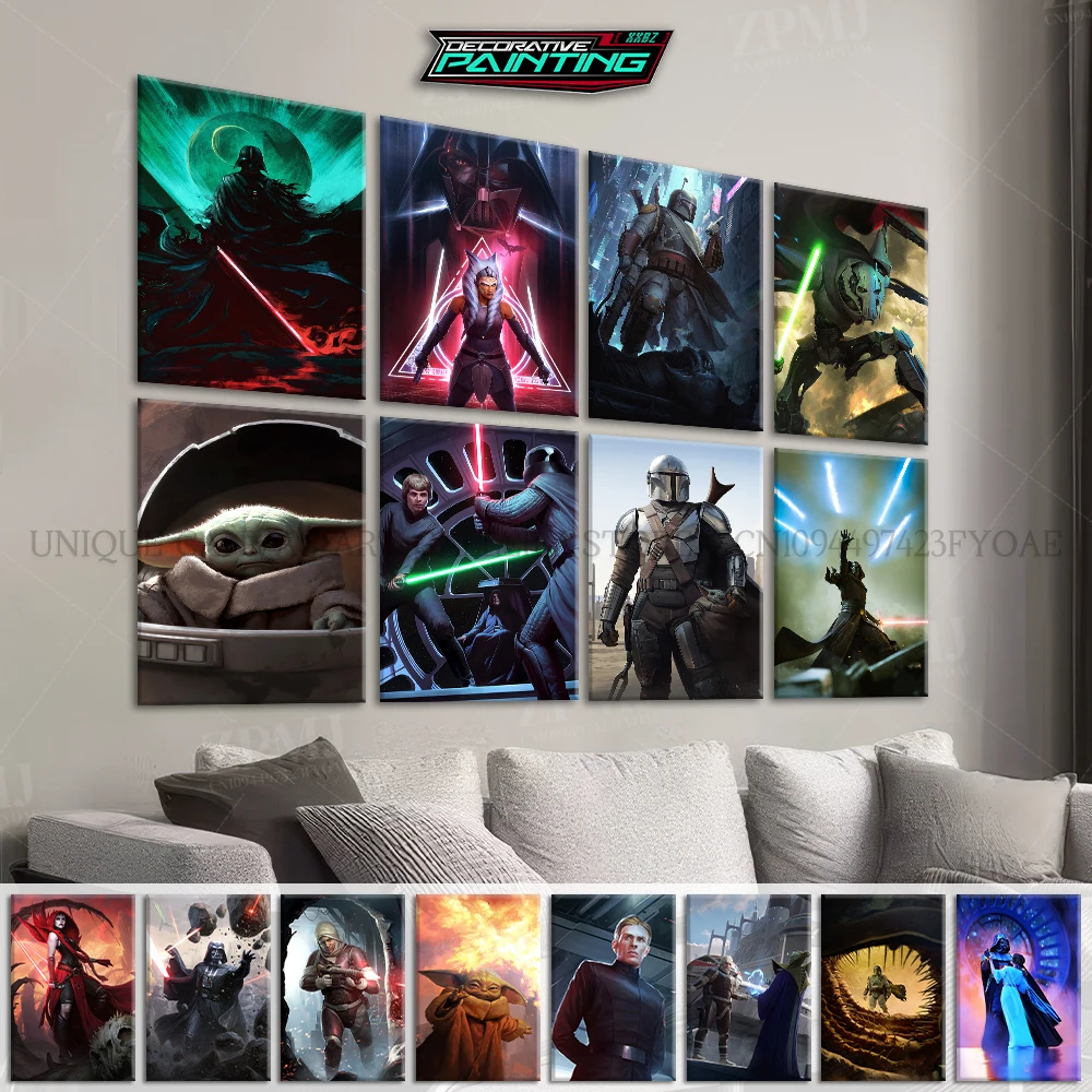 

Movie Star Wars:Return of the Jedi Home Decor Painting Canvas Print Poster Wall Art Picture Bedroom Background No Frame Mural